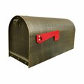 Special Lite Products Titan Steel Curbside Mailbox, Hand Rubbed Bronze SCH-1016-S-BRZ